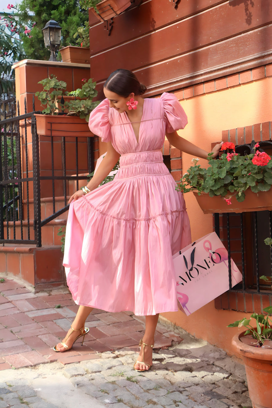 Ramona Blush summer dress