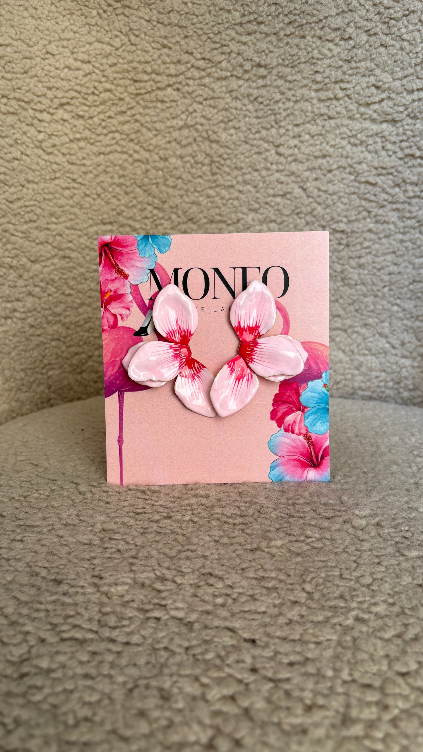Petal Acectate Floral earrings