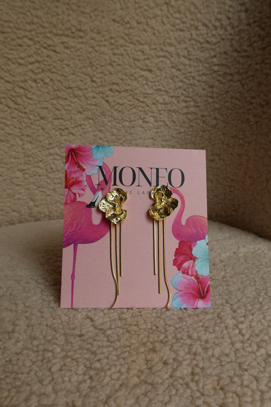 Gold leaf Classic earrings
