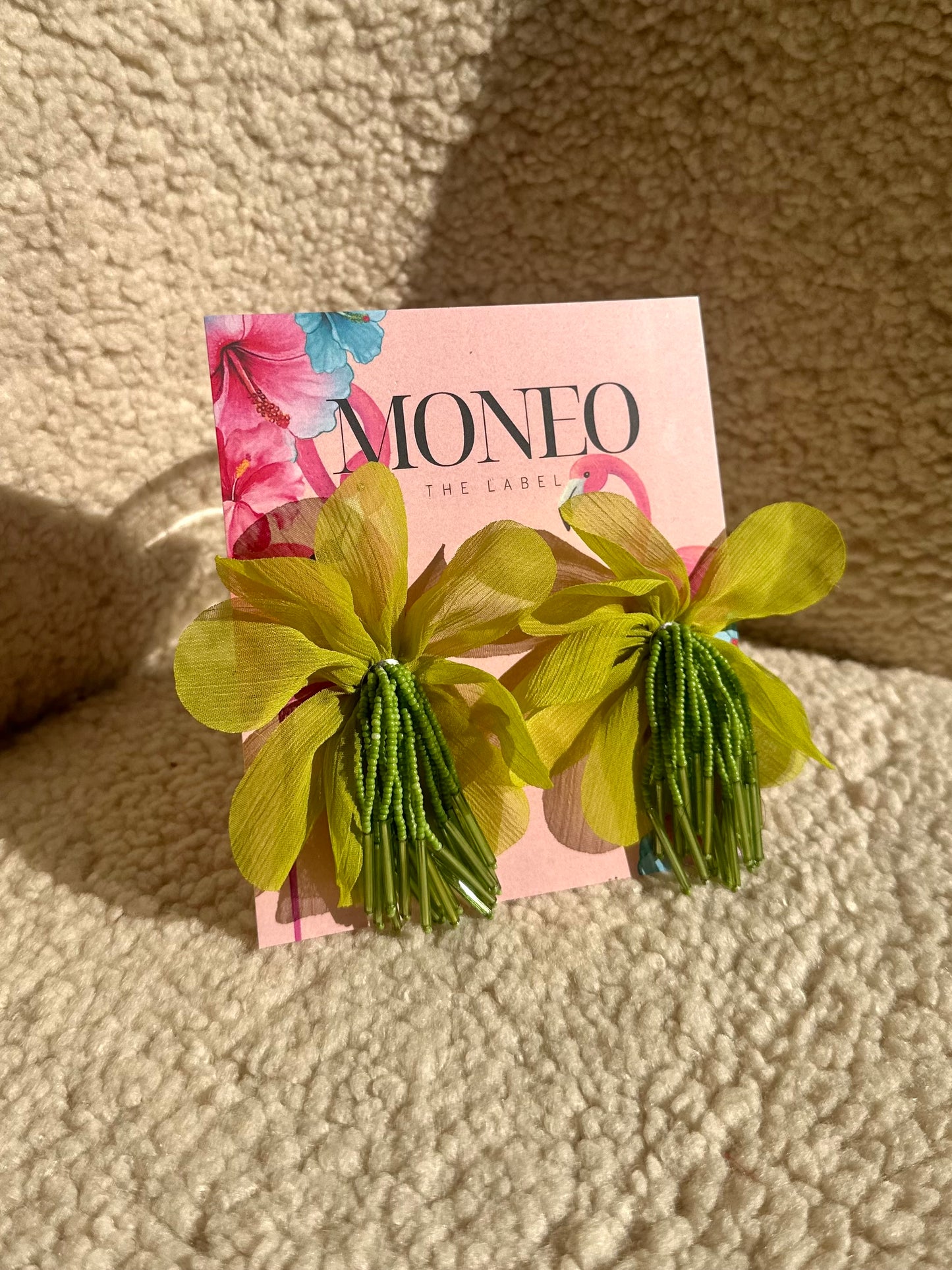 Chatreuse Key Lime earring