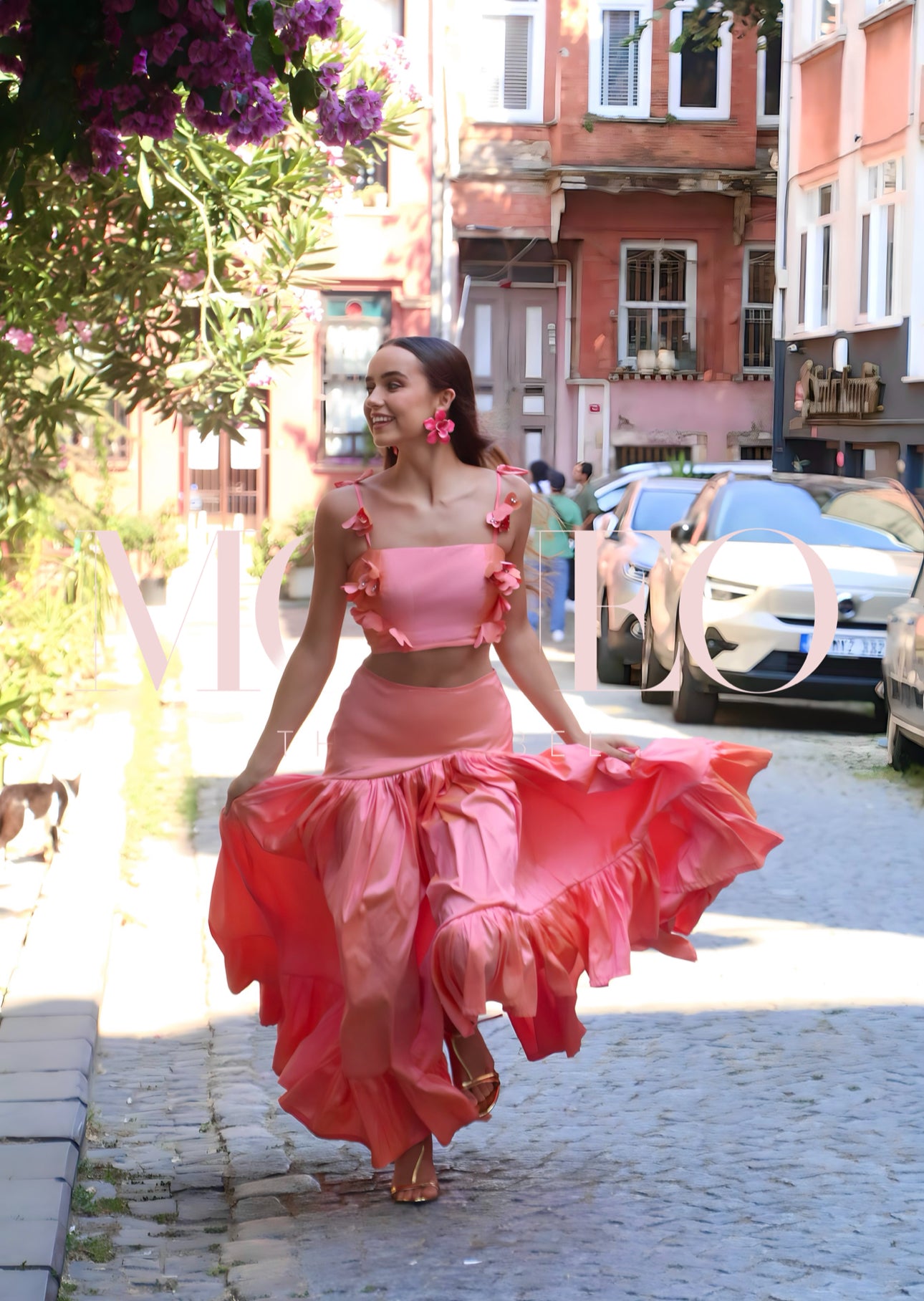 Amelia - Sangria two piece