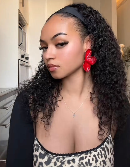 Red earrings