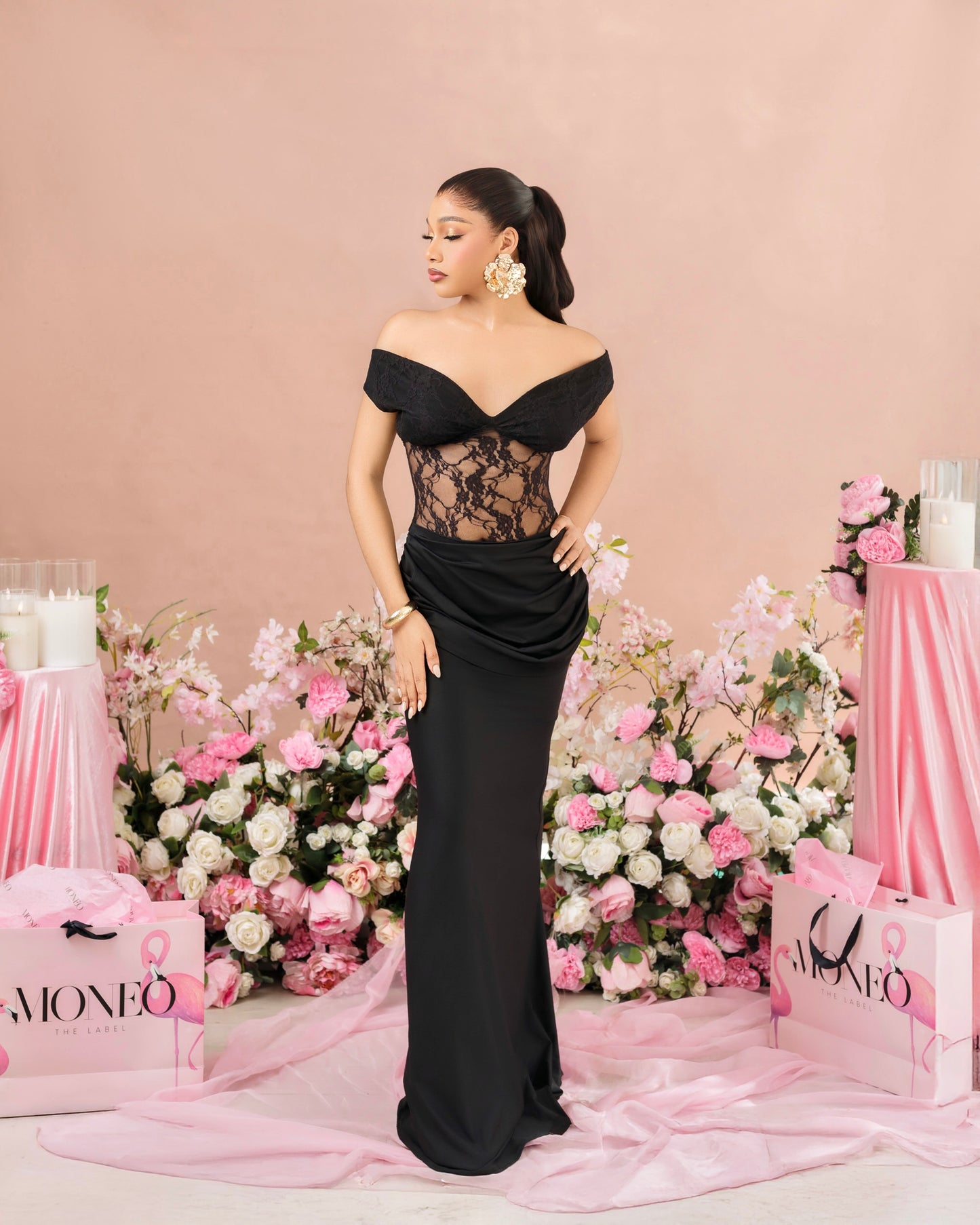 Mia Black Lacey Maxi