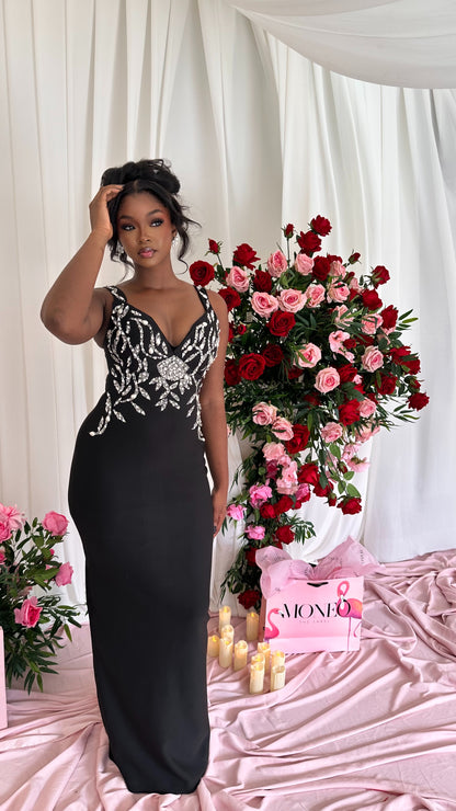 Monet Embellished dress