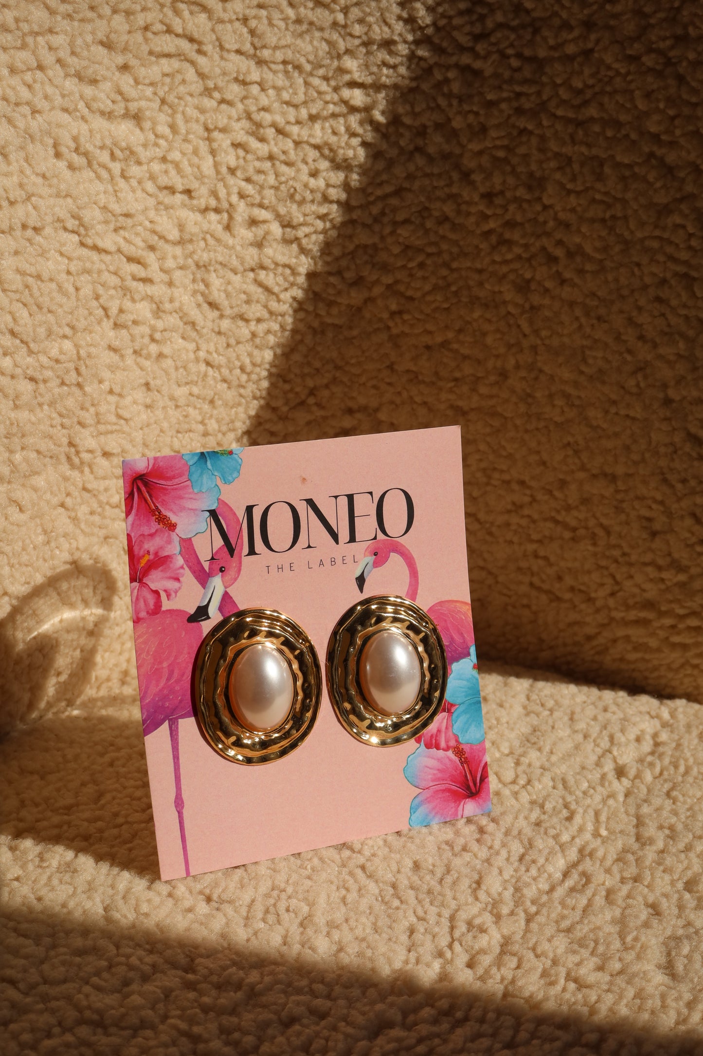 Pearl Encased Gold earrings