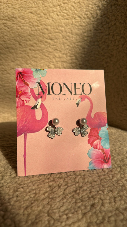Classic Pearl Crystal earrings