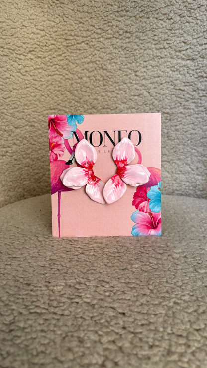 Petal Acectate Floral earrings