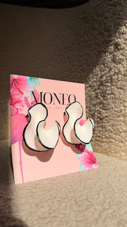 Monochrome earrings