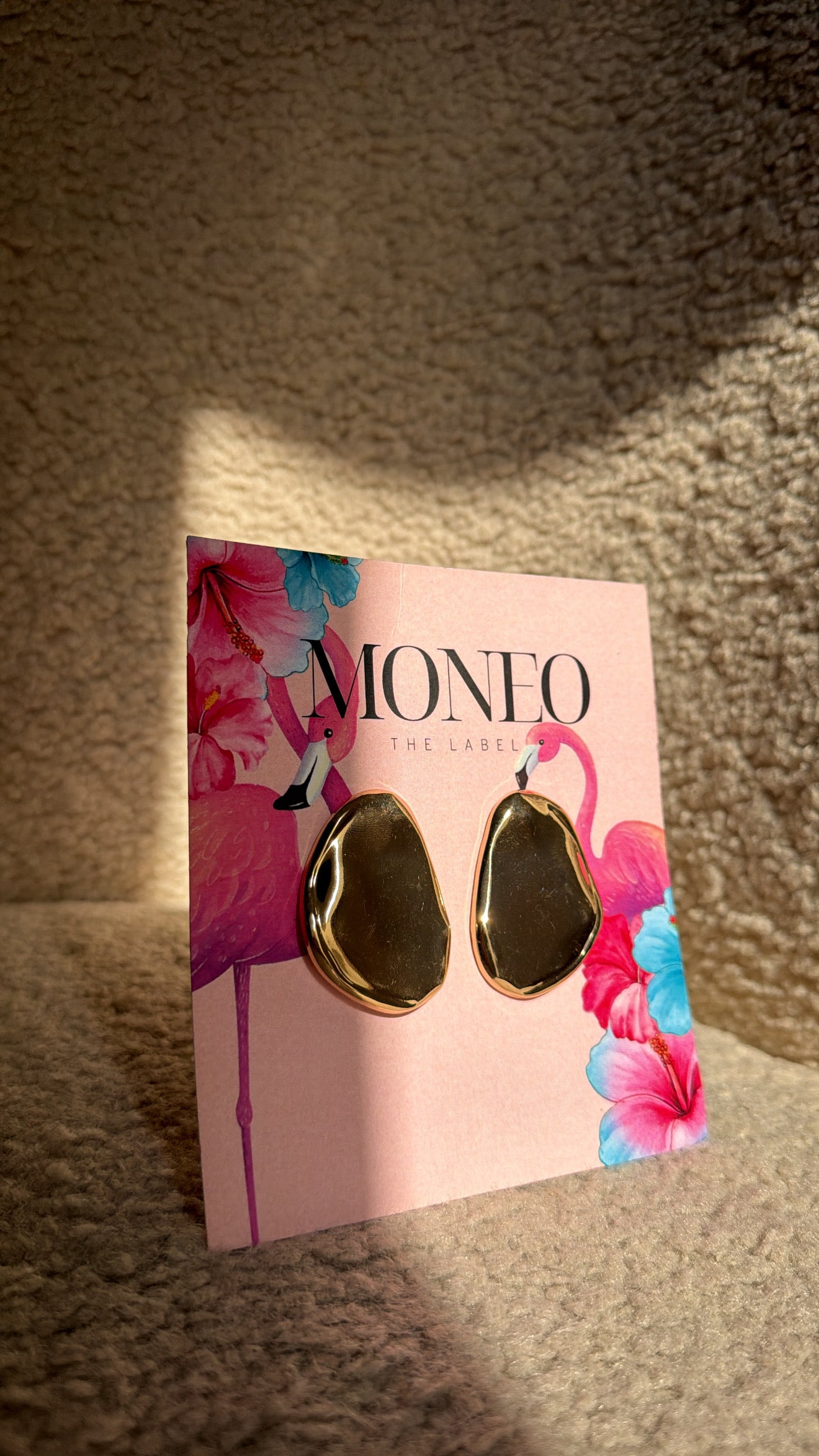 Gold earrings