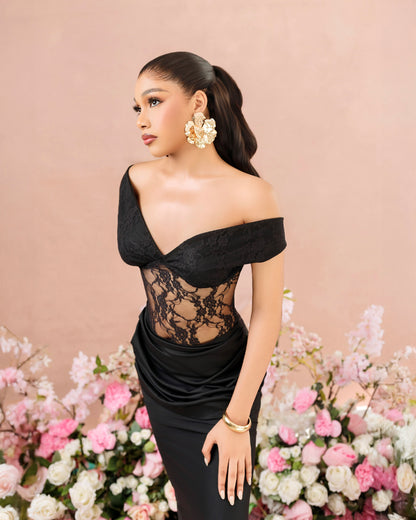 Mia Black Lacey Maxi