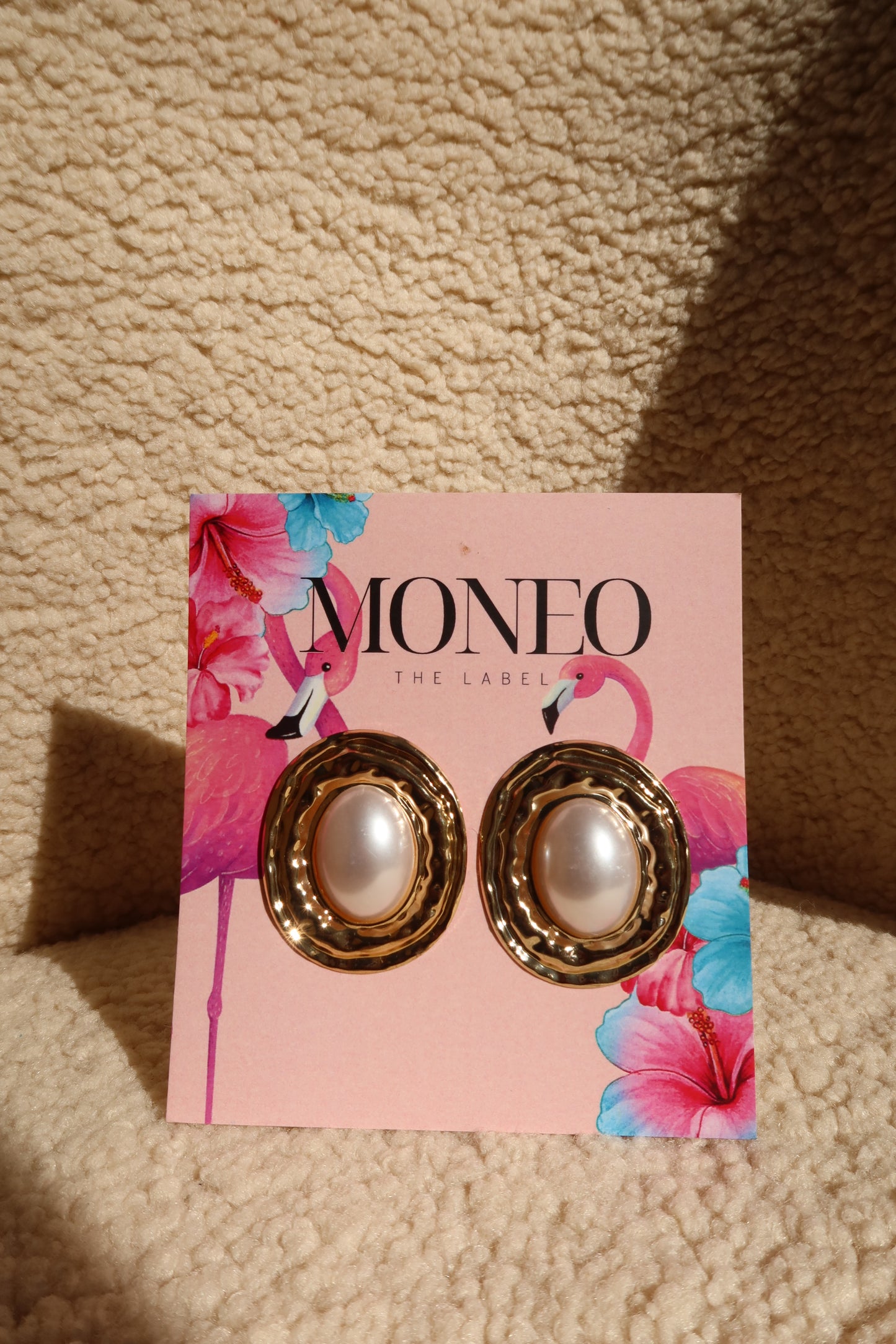 Pearl Encased Gold earrings