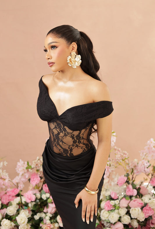 Mia Black Lacey Maxi