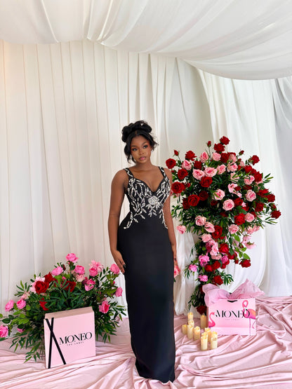 Monet Embellished dress