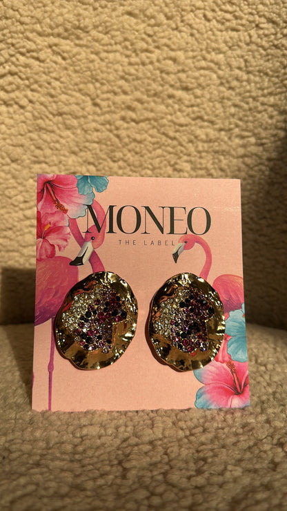 Gold & Amethyst earrings
