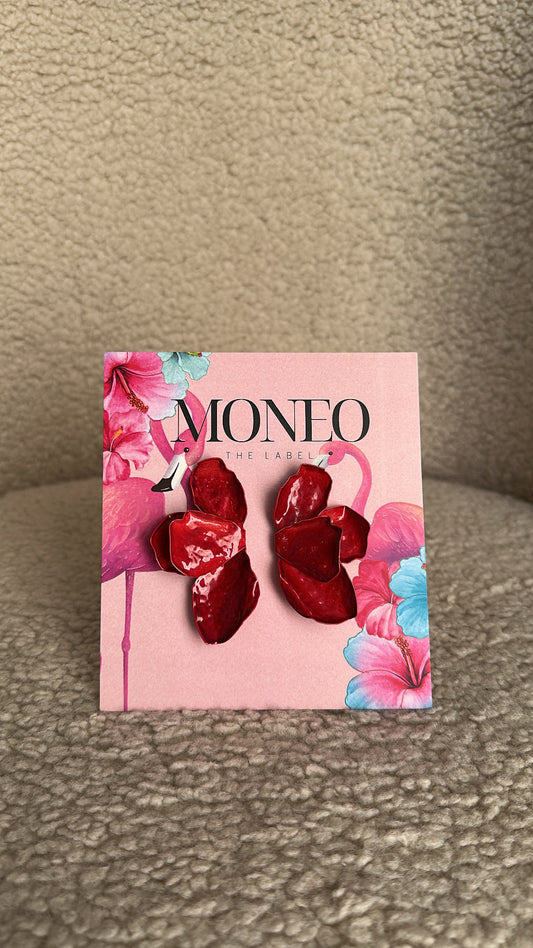 Red earrings