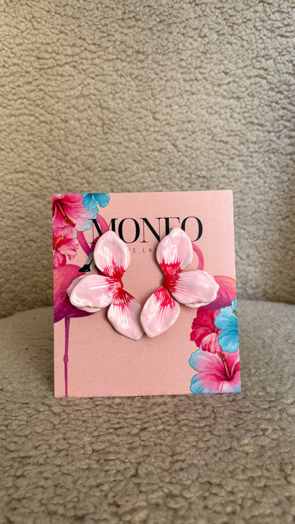 Petal Acectate Floral earrings