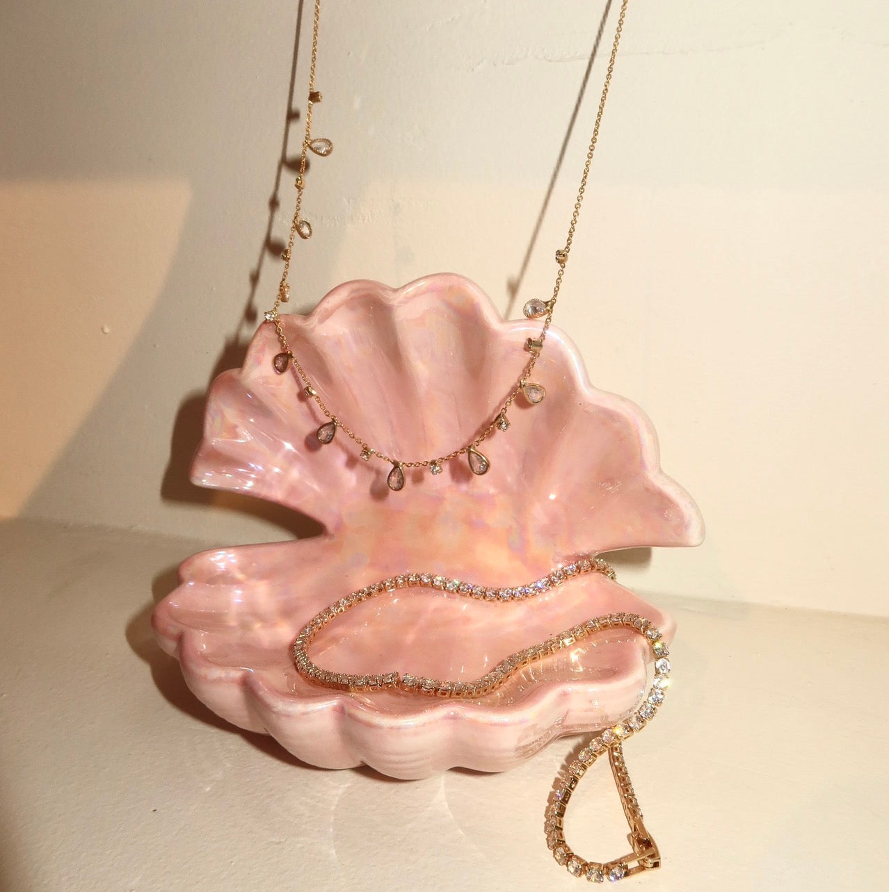 Moneo Luxe - Swarovski teardrop necklace