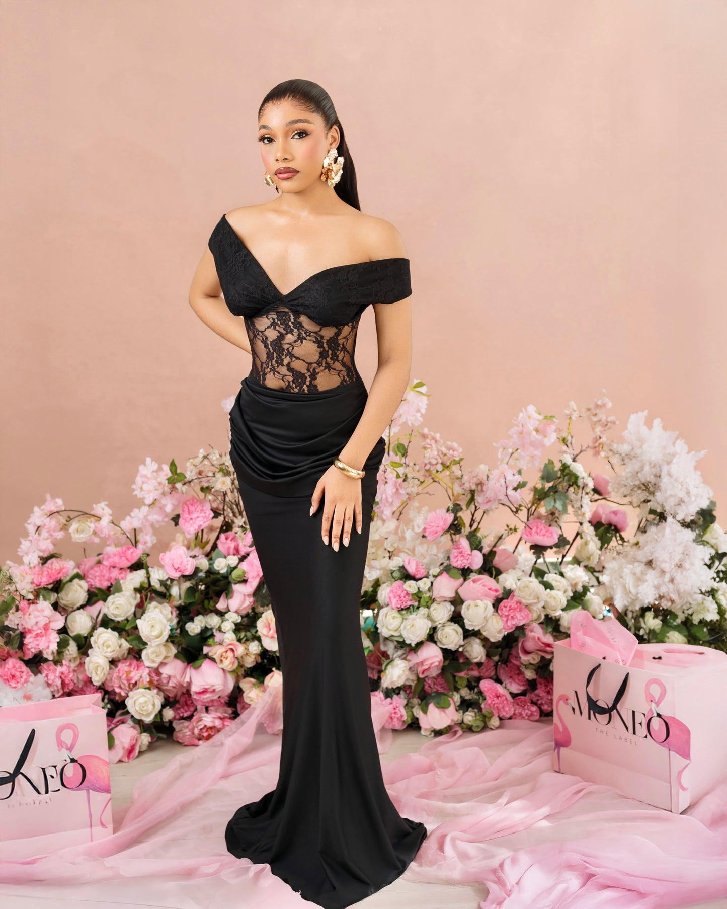 Mia Black Lacey Maxi