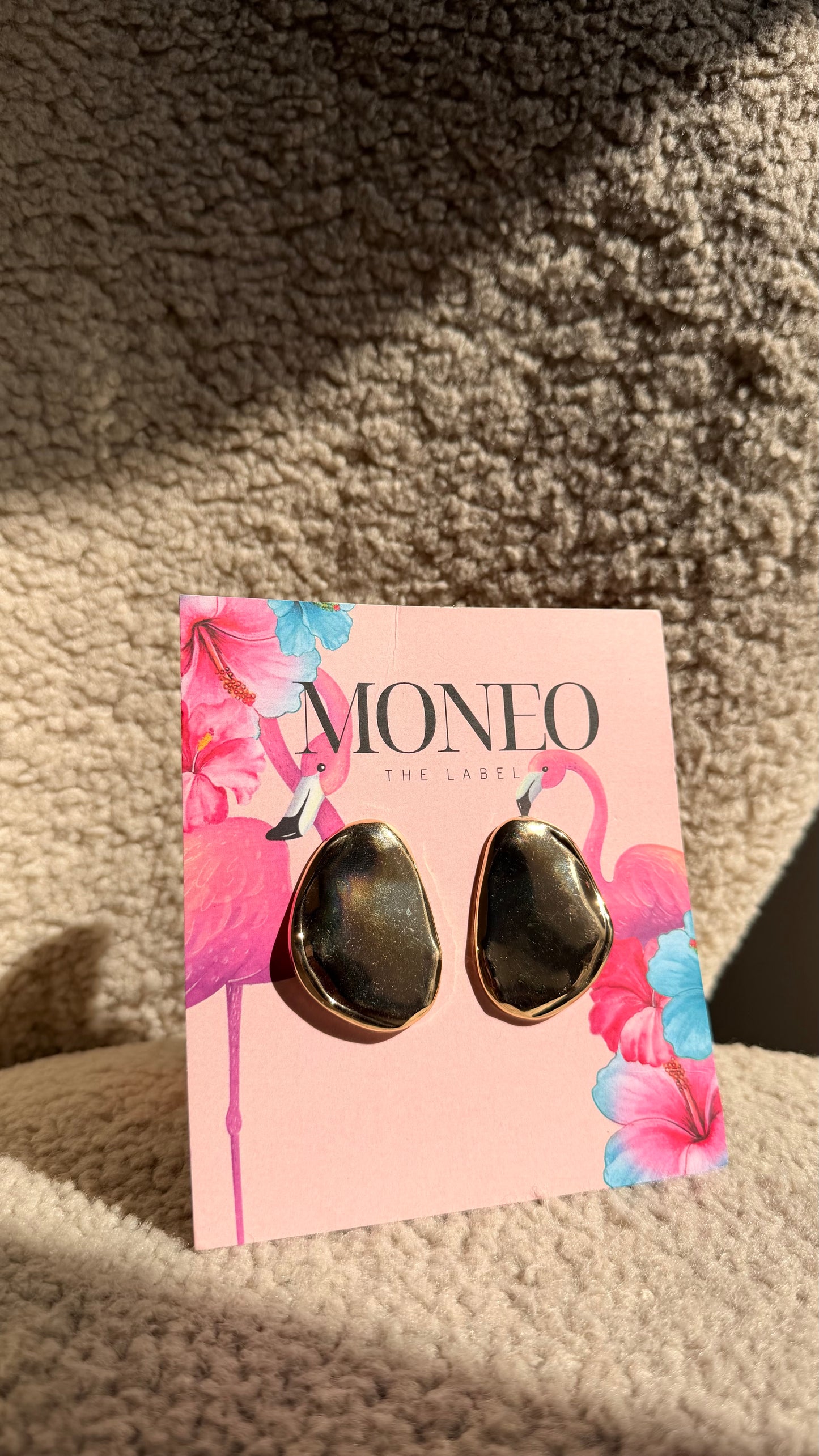 Gold earrings