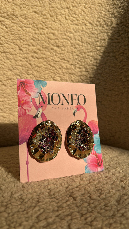 Gold & Amethyst earrings