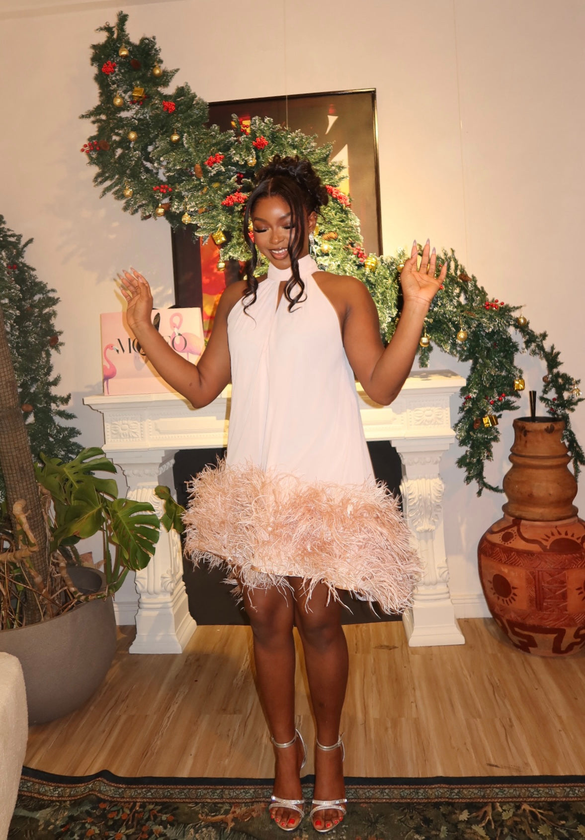 Angel feathers dress