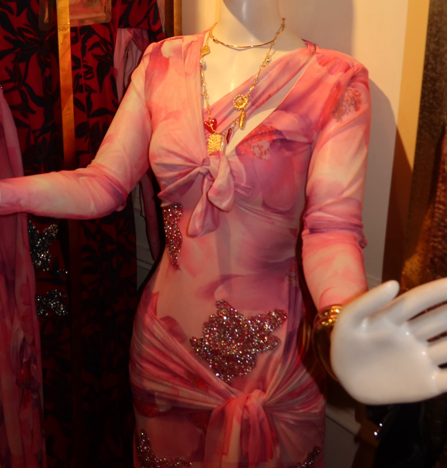 Santorini Embellished dress. (Low stock)