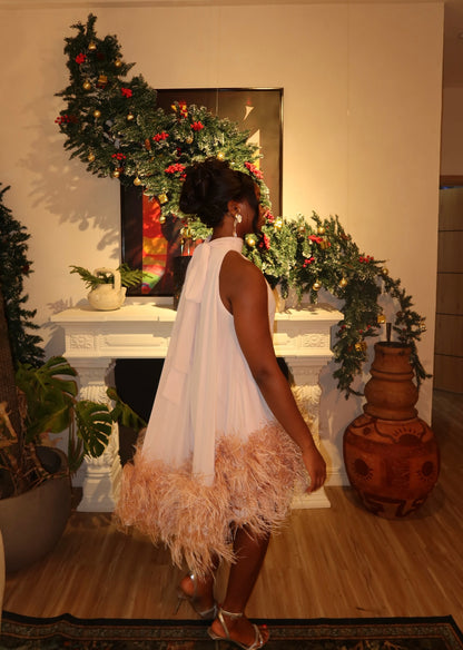 Angel feathers dress