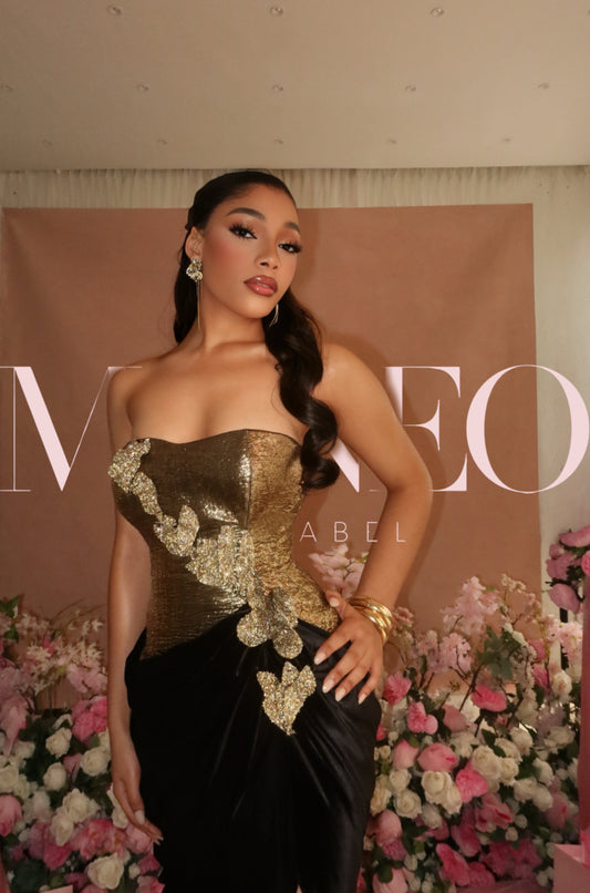 Nefertiti Corset Drape Dress (Made To Measure)