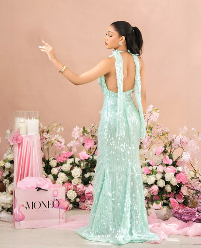 siren sequin dress Make a grand entrance with our shimmering Siren Gown, as seen on @oficialmitra #sirengown #sequindress #blackdress #spottedinnookie #lovenookie