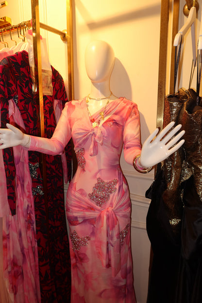 Santorini Embellished dress. (Low stock)