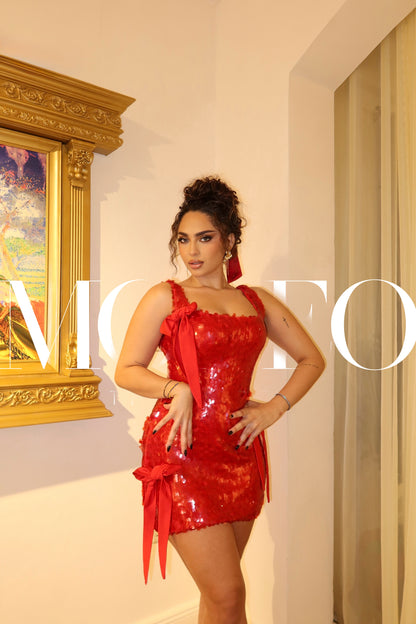 Giselle water sequin mini