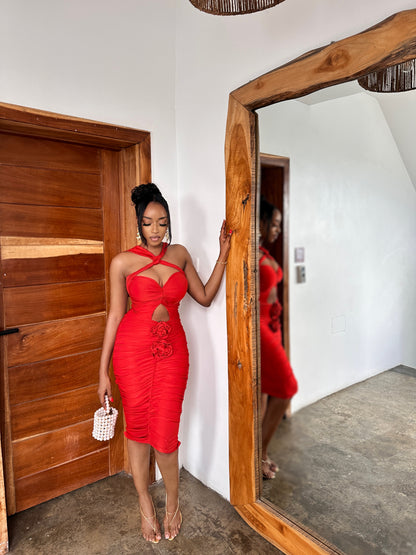 Aphrodite Tangerine Midi.